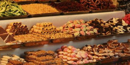 Tempting wares at Budapest's Grand Market